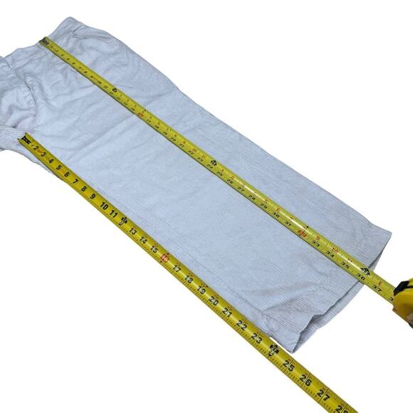 Brochu Walker The Harlow Pant Perle Wide Legs Corduroy L Minimalism Quiet Luxury - Picture 9 of 12